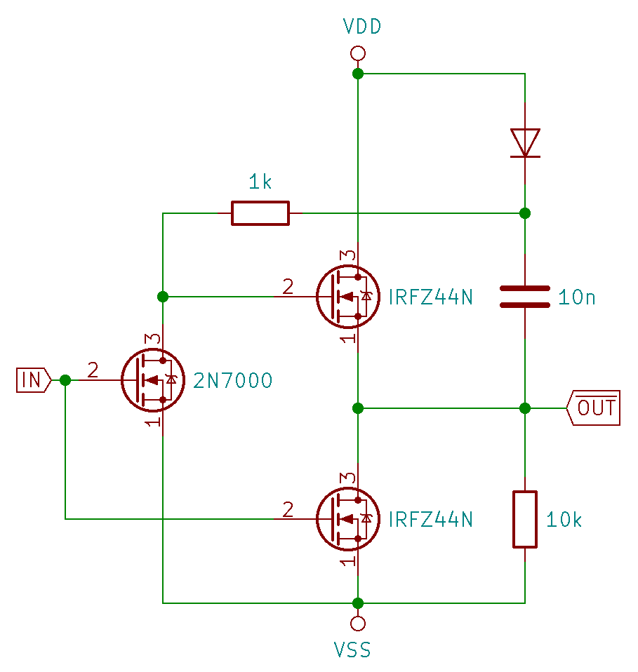 A Pure N-Channel Transistor Bridge Using Bootstrapping on the High Side